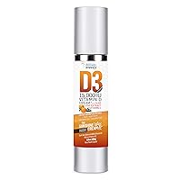 All Natural Vitamin D3 15000IU Vitamin D Cream, Maximum Strength, Fight Vitamin D Deficiency Naturally - with Vitamin K2 & Olive Leaf Extract - Three Month Supply - Safe & Effective (15,000IU - 3.6oz)