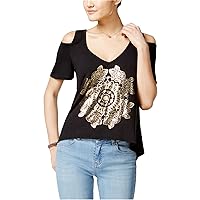 Womens Graphic Knit Blouse