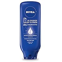 NIVEA Nourishing In Shower Lotion, Body Lotion for Dry Skin, 13.5 Fl Oz Bottle