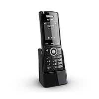 Snom Professional Handset M65 (250 Hours Standby, Two-line Display (2x16 characters), SW Upgrade Over-the-Air) Black