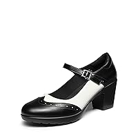 DREAM PAIRS Women's Oxfords Mary Jane Dress Shoes Heels for Women
