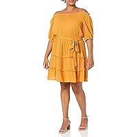 City Chic Women's Apparel Women's Plus Size Dress Fiesta Fringe