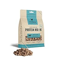 Vital Essentials Freeze Dried Raw Protein Mix-in Dog Food Topper, Beef Mini Nibs Topper for Dogs, 6 oz
