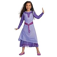 Disguise Girls Asha Costume, Official Disney Wish Child Costume With Attached Beltchildrens-costumes