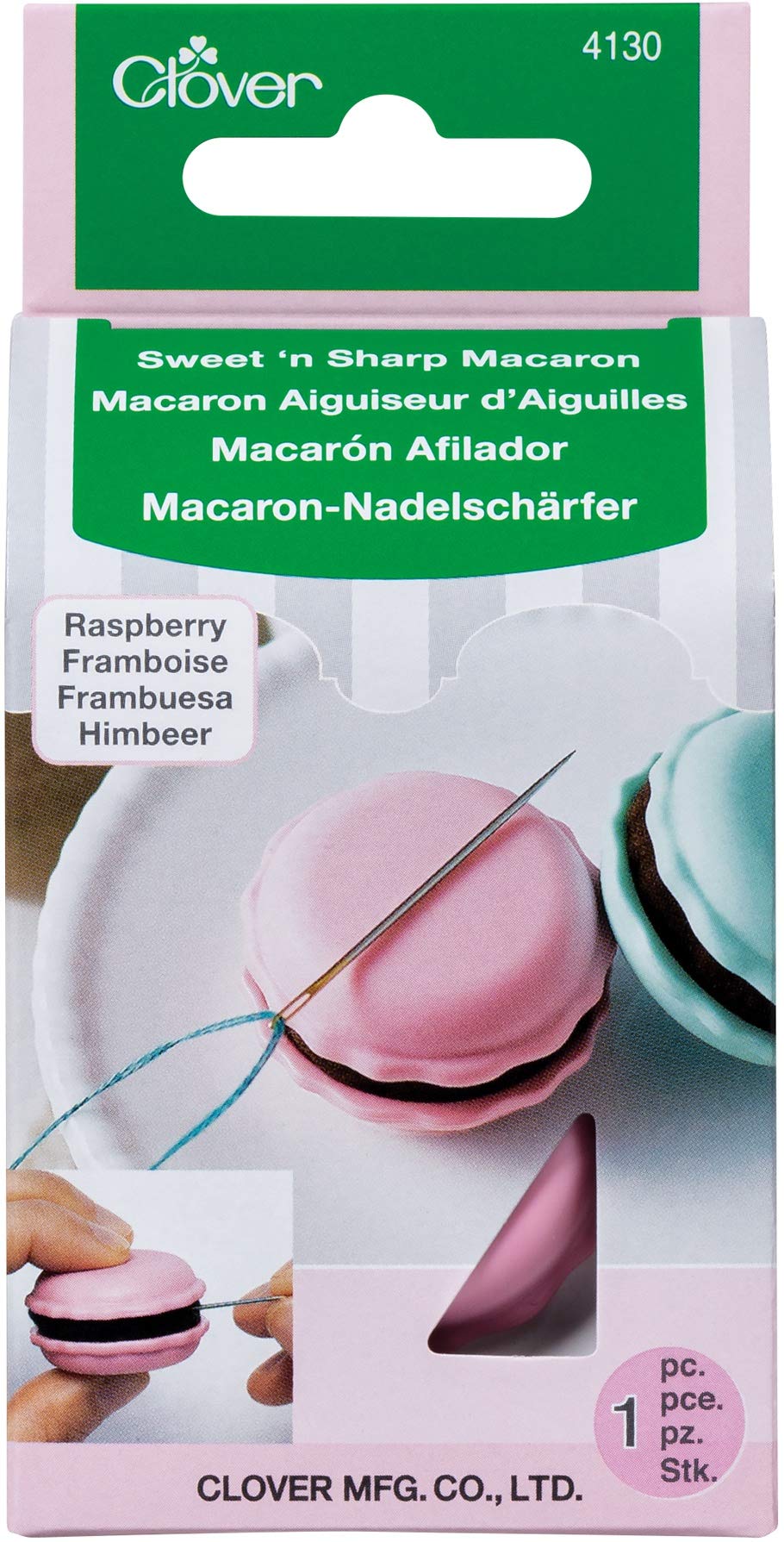 Clover Needlecraft SweetnSharpMacaron-Rasberr Notion, Pink