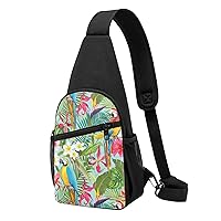 Tiger Stripe Camo Crossbody Chest Bag, Casual Backpack, Small Satchel, Multi-Functional Travel Hiking Backpacks