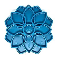 Mandala eTray – Durable Slow Feeder Tray Made in USA from Non-Toxic, Pet-Safe, Food Safe Material for Mental Stimulation, Calming, Avoiding Overfeeding, Slow Eating, Healthy Digestion & More