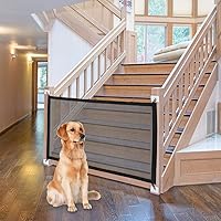 NWK Magic Pet Gate for The House Stairs Providing a Safe Enclosure for Pets to Play and Rest, 6 Loops Design (30'' X 50'')
