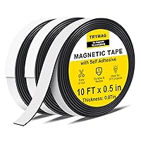 TRYMAG Magnetic Tape, 3 Rolls (1/2