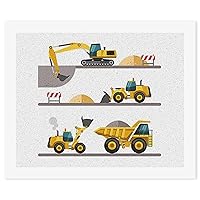 Machinery Excavator Truck and Loader Paint by Numbers for Adults DIY Painting Kits Unframed Arts Crafts Gift