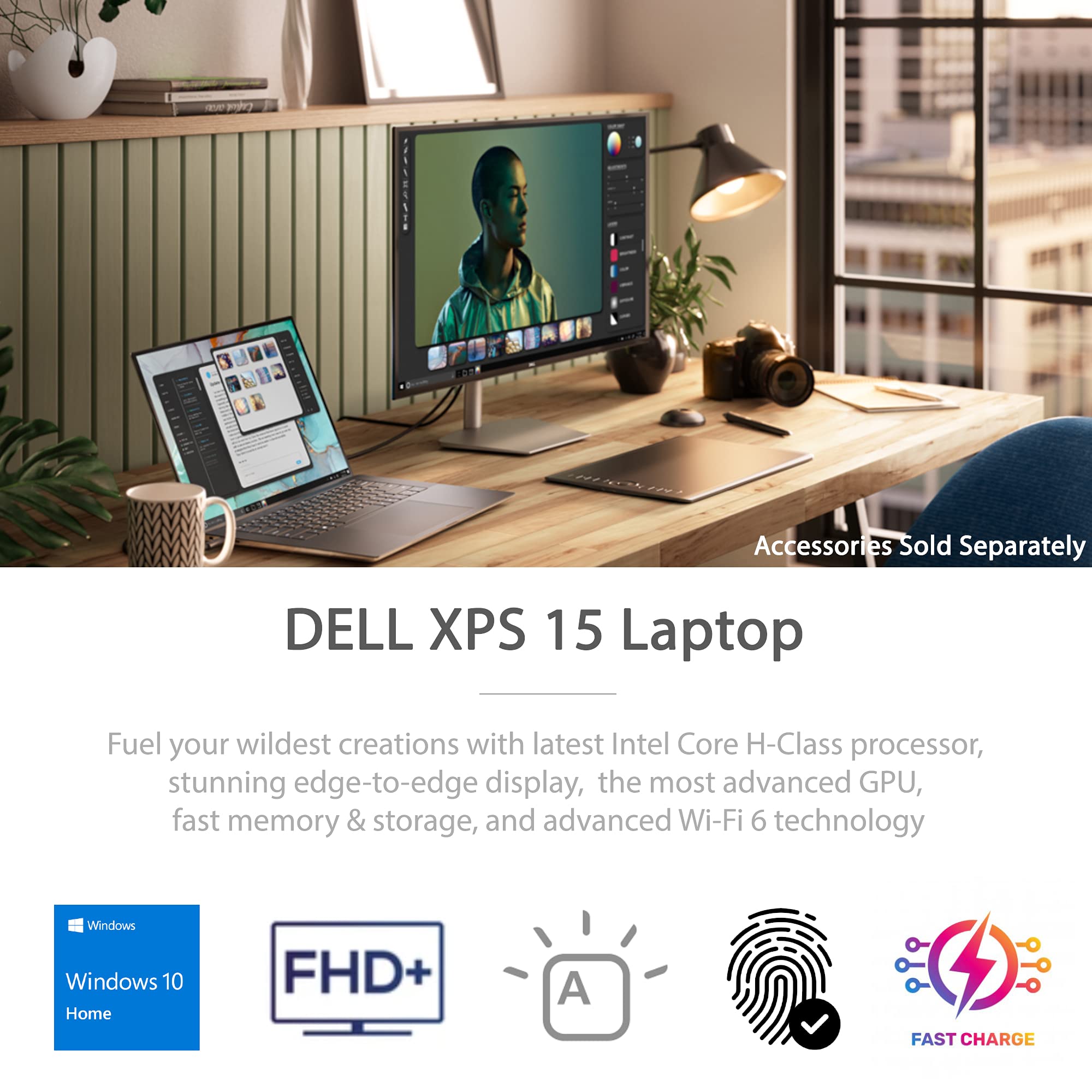 2021 Newest Dell XPS 15 9510 Laptop, 15.6