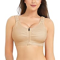 Surg-Ease Bra with Hook & Eye Front Closure- Post Mastectomy Recovery Bra,  Made in USA