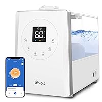 LV600S Smart Warm and Cool Mist Humidifiers for Home Bedroom Large Room, (6L) 753ft² Coverage, Quickly & Evenly Humidify Whole House, Easy Top Fill, App & Voice Control - Quiet Sleep Mode