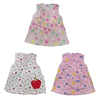 Doll Clothes Dress Outfits for 22 Inch -24 Inch Newborn Reborn Baby Dolls Girl (Floral)