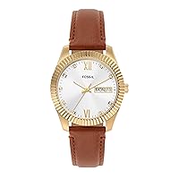 Fossil Scarlette Women's Sports Watch with Stainless Steel Bracelet or Genuine Leather Band