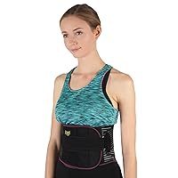 SOLES Lumbosacral Corset - Adjustable Neoprene Brace - Corset to Help Alleviate Back Pain, Support Core Strength - Promotes Healthy Weight Loss - Unisex