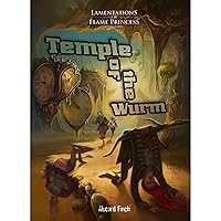 Temple of The Wurm - Hardcover RPG Book, LPF Supplement, Tabletop Role Playing Game, A5 Size, 48 Pages