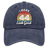 Birthday Gifts for Men Women Hats I Make 44 Look Good Hats and Funny Workout Hats and Birthday
