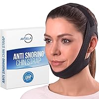 Anti Snoring Chin Strap for CPAP Users | Medium | Keep Mouth Closed While Sleeping | Adjustable Premium Snore Stopper Head Strap for Men and Women | Itch-Free Material for Uninterrupted Sleep