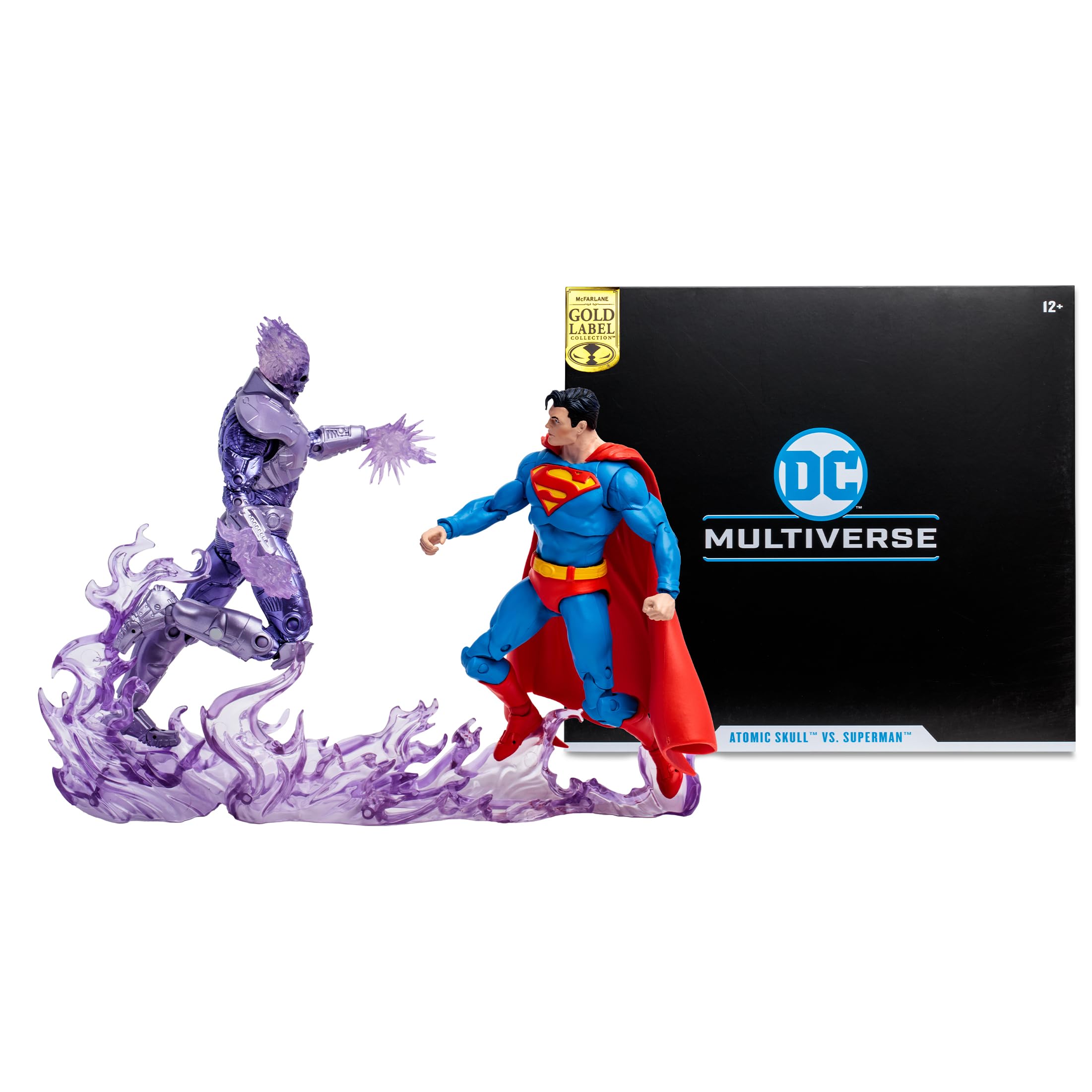 McFarlane Toys - DC Multiverse Atomic Skull vs. Superman 2pk, Gold Label, Amazon Exclusive