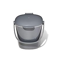 OXO Good Grips Easy-Clean Compost Bin, Charcoal - 0.75 GAL
