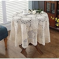 Kitchen Home Lace Tablecloth Super Elegant Table Covers Nordic Pastoral Lace Tablecloth Crochet Square Tablecloths Dining Napkins Christmas Table Cloth