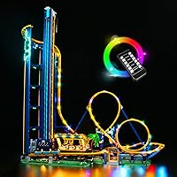 Light kit for Lego Loop Coaster 10303 (Lego Set is not included) (Remote Control)