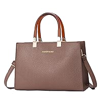Women Stylish Tote Bag Handbag Lady Large Capacity Cross-Body Bag Leisure Solid Color Satchel Shoulder Bag