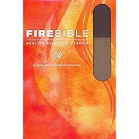 ESV Fire Bible (Flexisoft, Slate/Charcoal, Red Letter): English Standard Version ESV Fire Bible (Flexisoft, Slate/Charcoal, Red Letter): English Standard Version Imitation Leather Hardcover