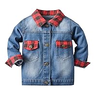 Toddler Kids Warm Padded Coat Clothing Toddler Faux Warm Long Sleeve Fleece Lined Transition Jacket for 1 4 Years