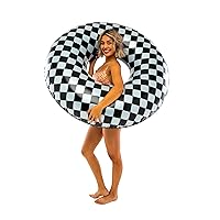 BigMouth Inc. Checker Pool Float – Over 3 Foot Pool Float, Durable Inflatable Vinyl Summer Pool or Beach Toy, Makes a Great Gift Idea, Large