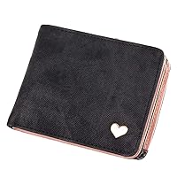 Andongnywell Clearance Blocking Bifold Wallet for Men Leather Coin Purse Key Chain Credit Card Wallet Card Travel Wallets