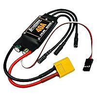 40A Brushless ESC 2-4S Speed Controller 5V 3A BEC with XT60 Plug for RC Drone Airplanes Multi-axis Aircraft Helicopter
