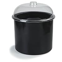 Carlisle FoodService Products Coldmaster Ice Cream Server Insulated Crock with Lid for Kitchens and Restaurants, Plastic, 3 Gallons, Black