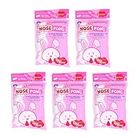 Dental Cotton Rolls,Nose Bleed Stopper, 5 Packs Nosebleed Cotton, Soft Skin Friendly Nasal Cease Blood Stopper, Swab Soft Cotton Nose Bleed Stopper for Home Hospital Outdoor Sports(M)