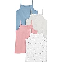 Girls and Toddlers' Tank Tops, Pack of 4