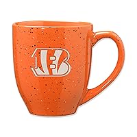 Rico Industries NFL Football 16 oz Team Color Laser Engraved Speckled Ceramic Coffee Mug (Pick Your Favorite Team)