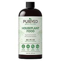 20oz All-Purpose Liquid Plant Fertilizer - Makes 50 Gallons, For Indoor Houseplants, All-Natural, Groundwater Safe, Made in USA
