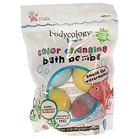 Bodycology Color Changing Bath Bombs - Watermelon Bath Bomb Kids 4 x 3 oz