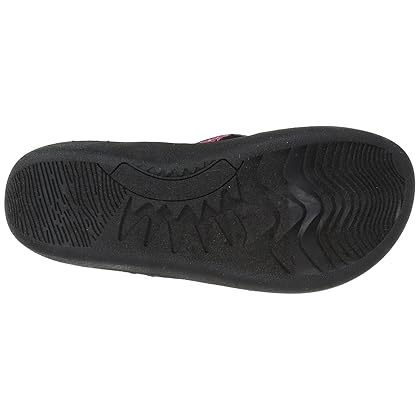 Volatile Women's Bogota Flat Sandal, Black/Multi, 10 M US