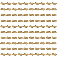 WW2 Toy Soldiers Khaki Military Small Sandbags 100-Piece Set Compatible with Famous Building Blocks Brands