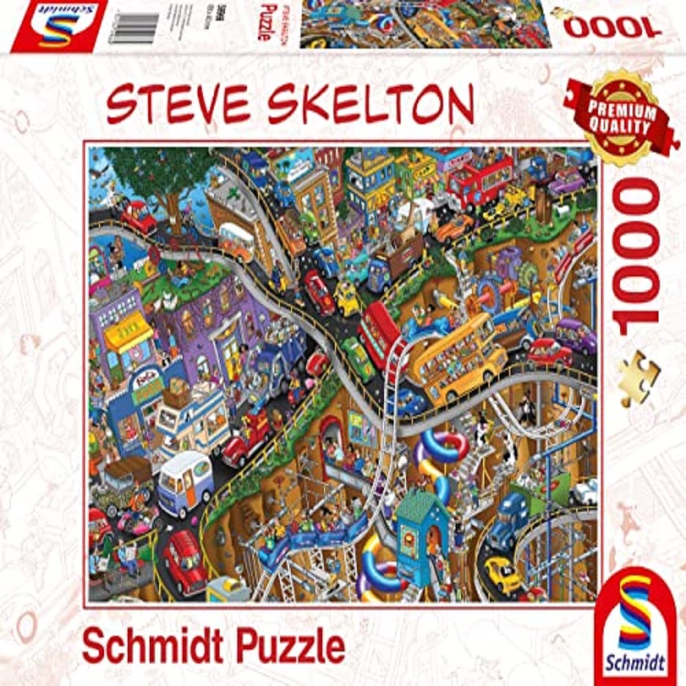 Schmidt Spiele Steve Skelton 59966 Everything in Motion Jigsaw Puzzle 1000 Piece