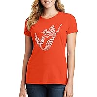 Threadrock Women's Mermaid Typography T-Shirt