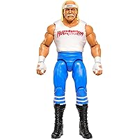 Mattel WWE Action Figure, 6-inch Collectible Hulk Hogan with 10 Articulation Points & Life-Like Look