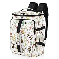 Christmas Pattern 37 Gym Duffle Bag for Traveling Sports Tote Gym Bag with Shoes Compartment Water-resistant Workout Bag Weekender Bag Backpack for Men Women