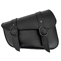 Willie & Max Black Jack Swingarm Bag 4.0 - Black Buckle - Dual Shock - Sportster