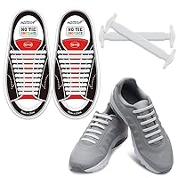 1Pair Free Tie Shoelace Stretch Elastic Shoelaces Flat Sneakers Sport Shoe Laces 
