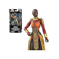 Marvel Legends Series Black Panther Wakanda Forever Okoye 6-inch MCU Action Figure Toy, 2 Accessories, 1 Build-A-Figure Part