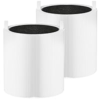 511 True HEPA Filter Replacement Compatible with Blueair Blue Pure 511 Air Cleaner Purifier, 2-in-1 HEPA Filter with Activated Carbon Filter, 2 Pack