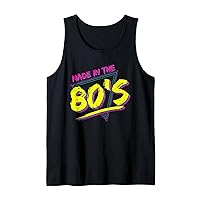 Vintage Music Made In The 80s 1980s Retro Nineteen Eighties Tank Top